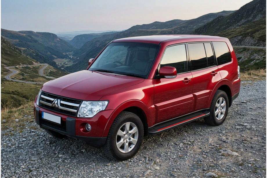 Mitsubishi Pajero Wagon IV 2006–2021 Sidetrin Maya Red (2 stk., aluminium) Foto 1