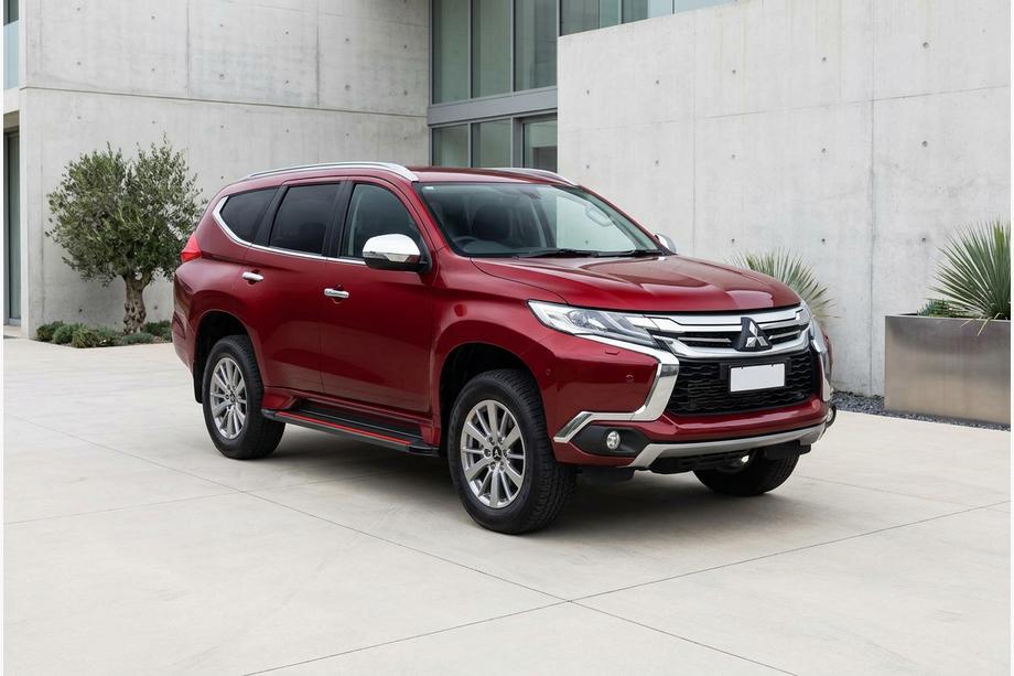 Mitsubishi Pajero Sport 2015– Sidetrin Maya Red (2 stk., aluminium) Image