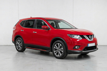 Nissan X-trail T32/Rogue 2014–2021 Sidetrin Maya Red (2 stk., aluminium) foto 1