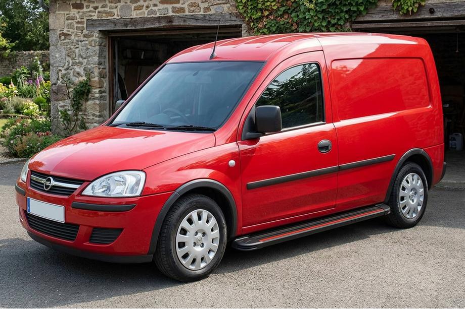 Opel Combo 2002–2012 Sidetrin Maya Red (2 stk., aluminium) Image