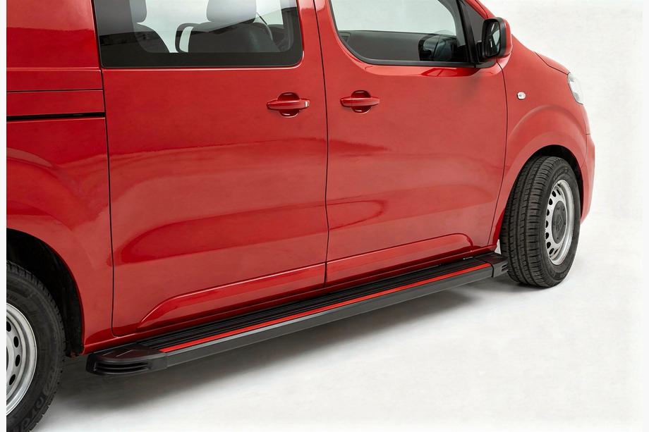 Peugeot Traveller 2017– Sidetrin Maya Red (2 stk., aluminium) Image