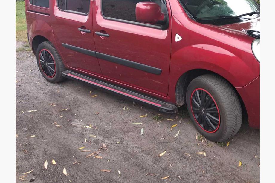 Renault Kangoo 2008–2020 Sidetrin Maya Red (2 stk., aluminium) Kort akselafstand Image