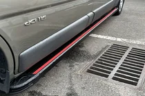 Renault Trafic 2015– Maya Red-Black side steps (2 stk., aluminium) foto 2