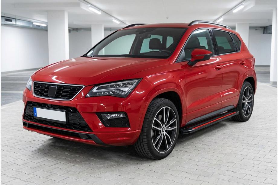 Seat Ateca 2016– Sidetrin Maya Red (2 stk., aluminium) Image
