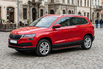 Skoda Karoq 2018– Sidetrin Maya Red (2 stk., aluminium) foto 1