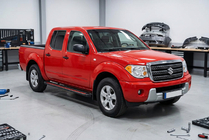 Suzuki Equator 2009– Sidetrin Maya Red (2 stk., aluminium) foto 1
