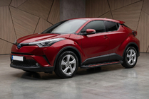 Toyota C-HR 2016–2023 Sidetrin Maya Red (2 stk., aluminium) foto 1