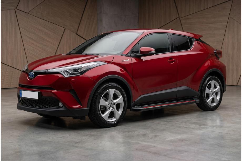 Toyota C-HR 2016–2023 Sidetrin Maya Red (2 stk., aluminium) Image