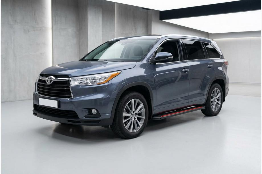 Toyota Highlander 2013–2019 Sidetrin Maya Red (2 stk., aluminium) Image