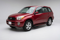 Toyota Rav 4 2001–2005 Sidetrin Maya Red (2 stk., aluminium) foto 1