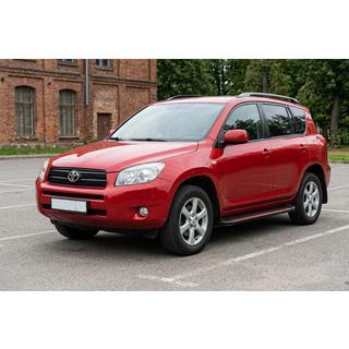 Sidetrin Maya Red (2 stk., aluminium) Toyota Rav 4 2006–2013 foto 1