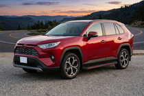 Toyota Rav 4 2019–2025 Sidetrin Maya Red (2 stk., aluminium) foto 1