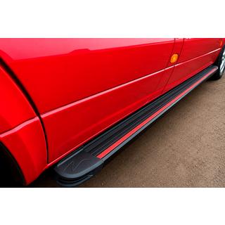 Sidetrin Maya Red (2 stk., aluminium) foto 1