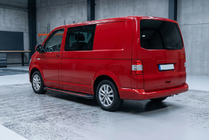 Volkswagen T6 2015–2024 Sidetrin Maya Red (2 stk., aluminium) foto 1