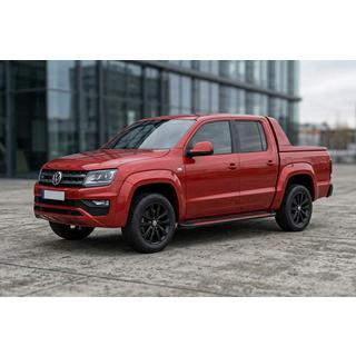 Maya Red-Black side steps (2 stk., aluminium) Volkswagen Amarok 2010–2022 foto 1