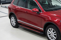 Volkswagen Touareg 2002–2010 Maya Red-Black side steps (2 stk., aluminium) foto 1