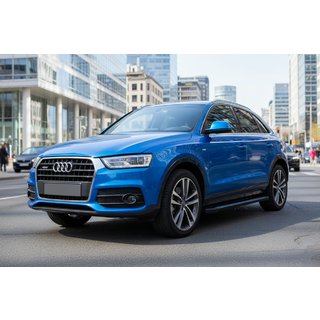 Maya Blue sidetrin (2 stk., aluminium) Audi Q3 2011–2019 foto 1