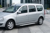 Lada Largus 2012– Sidetrin X5-type (2 stk., aluminium) foto 1