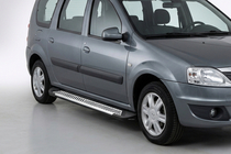 Lada Largus 2012– Sidetrin Line (2 stk., aluminium) foto 1