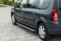 Lada Largus 2012– BlackLine sidetrin (2 stk., aluminium) foto 1