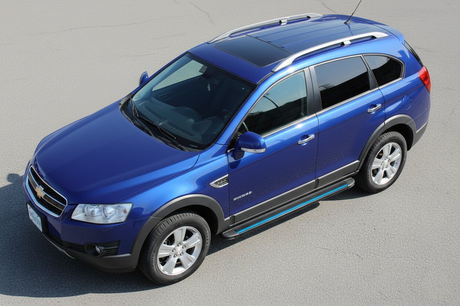 Chevrolet Captiva 2006–2019 Maya Blue sidetrin (2 stk., aluminium) Image