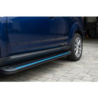 Maya Blue sidetrin (2 stk., aluminium) foto 1