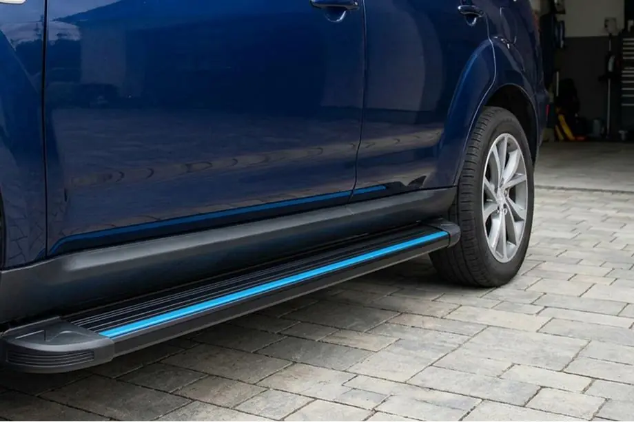 Citroen C-Crosser 2007–2013 Maya Blue sidetrin (2 stk., aluminium) Image
