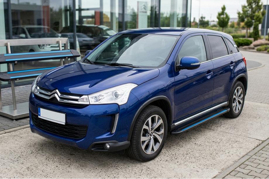 Citroen C-4 Aircross 2012–2017 Maya Blue sidetrin (2 stk., aluminium) Image