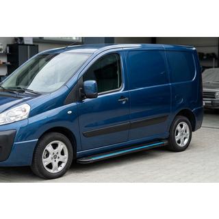 Maya Blue sidetrin (2 stk., aluminium) foto 1