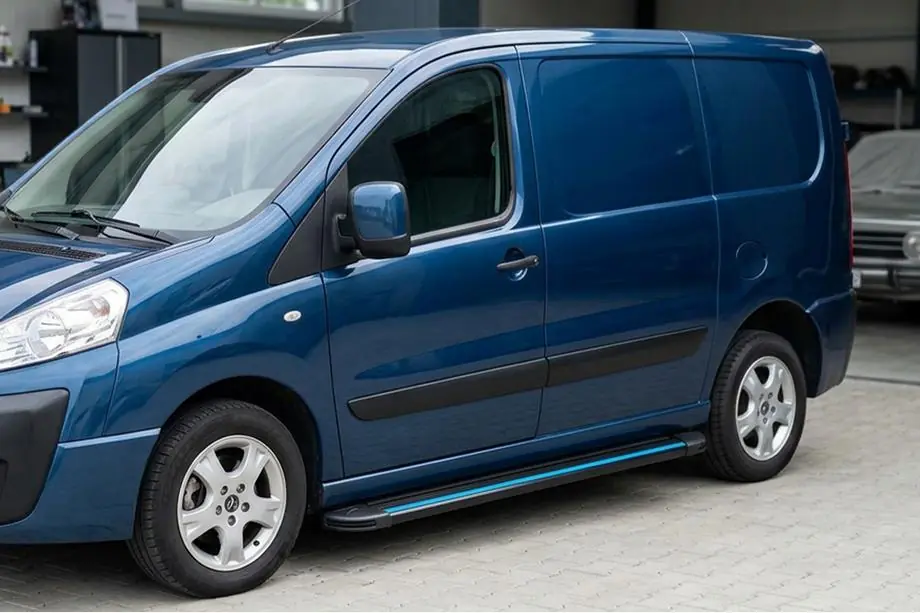 Citroen Jumpy 2007–2017 Maya Blue sidetrin (2 stk., aluminium) Image