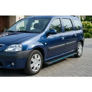 Maya Blue sidetrin (2 stk., aluminium) foto 1