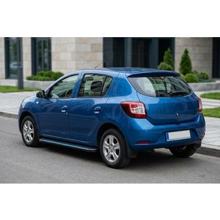 Maya Blue sidetrin (2 stk., aluminium) foto 1