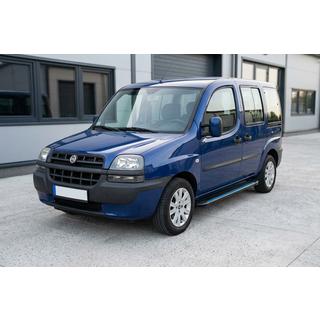 Maya Blue sidetrin (2 stk., aluminium) foto 1