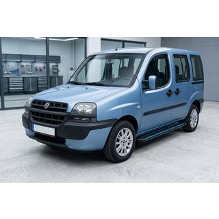 Maya Blue sidetrin (2 stk., aluminium) foto 1