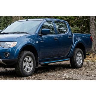 Maya Blue sidetrin (2 stk., aluminium) foto 1
