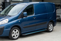 Fiat Scudo 2007–2015 Maya Blue sidetrin (2 stk., aluminium) Lang akselafstand foto 1