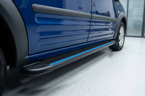 Ford Connect 2002–2006 Maya Blue sidetrin (2 stk., aluminium) foto 1