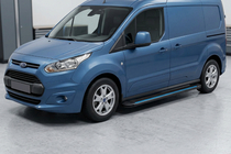 Ford Connect 2014–2021 Maya Blue sidetrin (2 stk., aluminium) Maxi hjulbase foto 1
