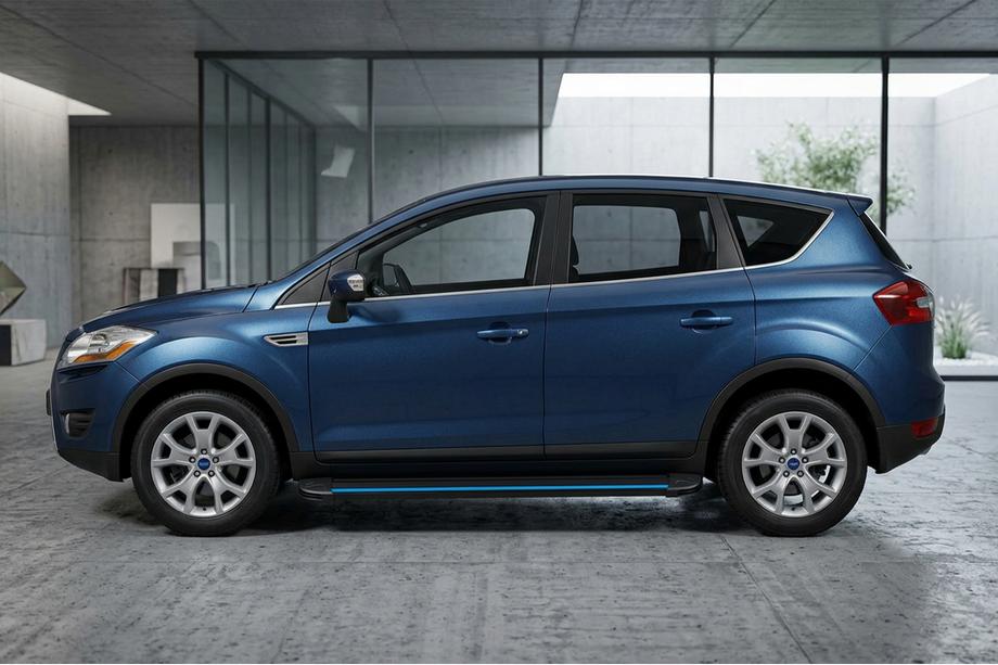 Ford Kuga 2008–2013 Maya Blue sidetrin (2 stk., aluminium) Image