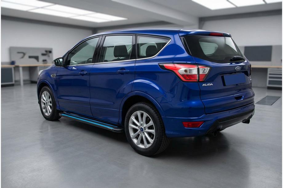 Ford Kuga/Escape 2013–2019 Maya Blue sidetrin (2 stk., aluminium) Image