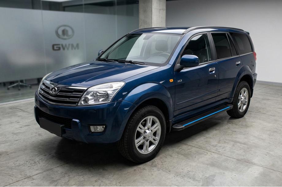 GreatWall Haval/Hover H3 2005–2013 Maya Blue sidetrin (2 stk., aluminium) Image