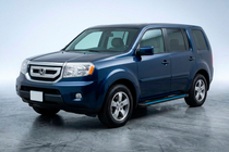 Honda Pilot 2008–2015 Maya Blue sidetrin (2 stk., aluminium) foto 1