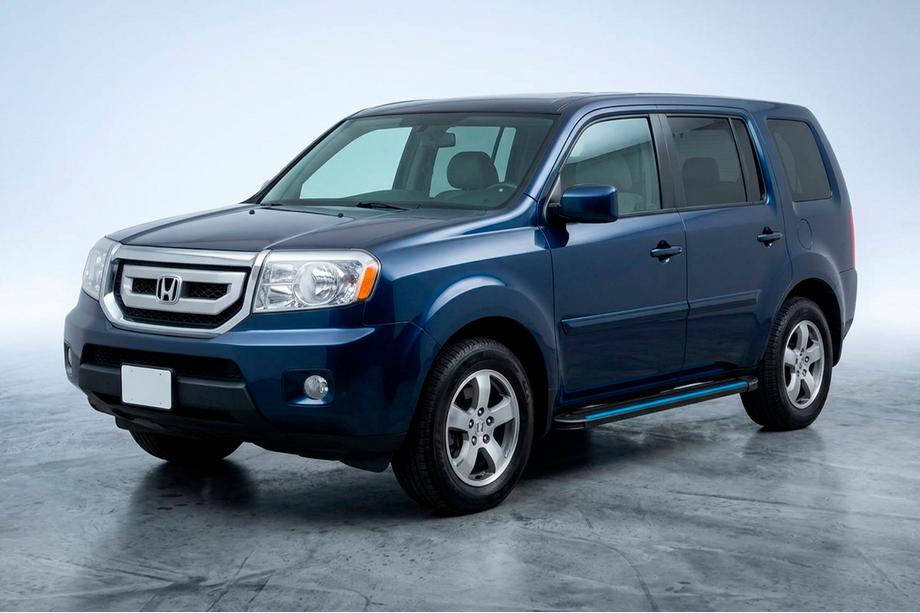 Honda Pilot 2008–2015 Maya Blue sidetrin (2 stk., aluminium) Image