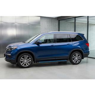 Maya Blue sidetrin (2 stk., aluminium) foto 1