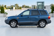 Hyundai Santa Fe 1 2000–2006 Maya Blue sidetrin (2 stk., aluminium) foto 1