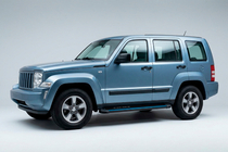 Jeep Cherokee/Liberty 2007–2013 Maya Blue sidetrin (2 stk., aluminium) foto 1