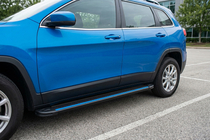 Jeep Cherokee KL 2013– Maya Blue sidetrin (2 stk., aluminium) foto 1