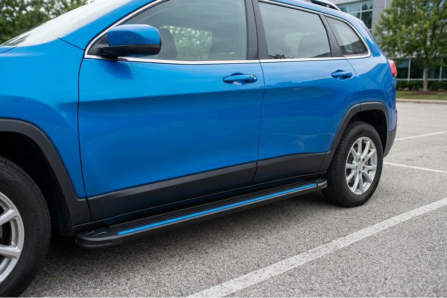 Jeep Cherokee KL 2013– Maya Blue sidetrin (2 stk., aluminium) Image