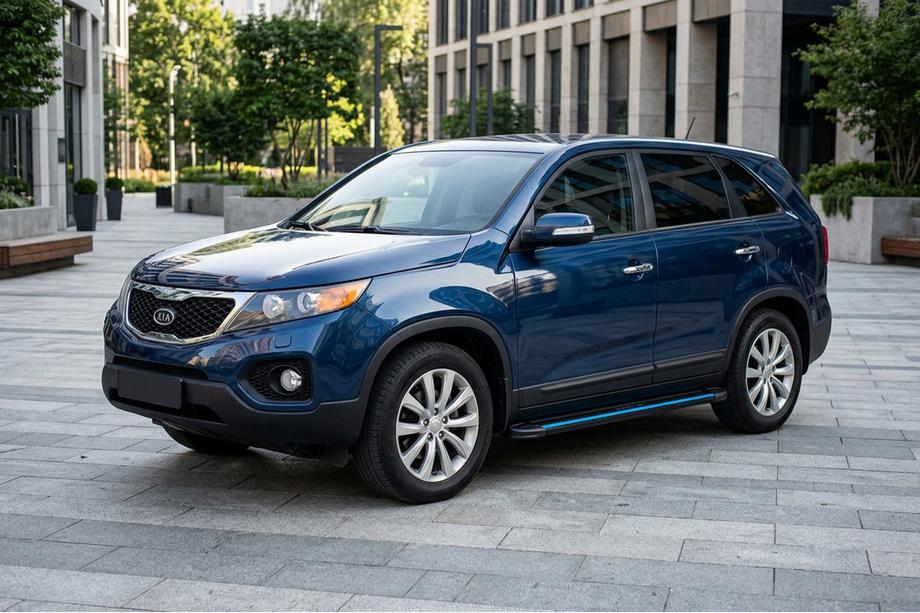 Kia Sorento II XM 2009–2014 Maya Blue sidetrin (2 stk., aluminium) 2013-2016 Image