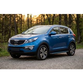 Sidetrin Maya Blue-Black (2 stk., aluminium) Kia Sportage 2010–2015 foto 1
